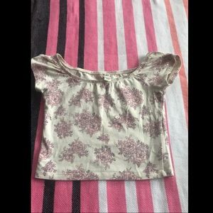 F21 off shoulder top